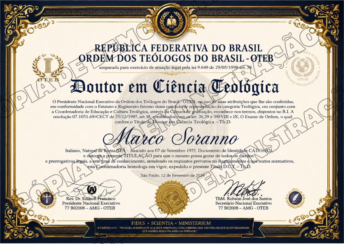 Diploma OTEB